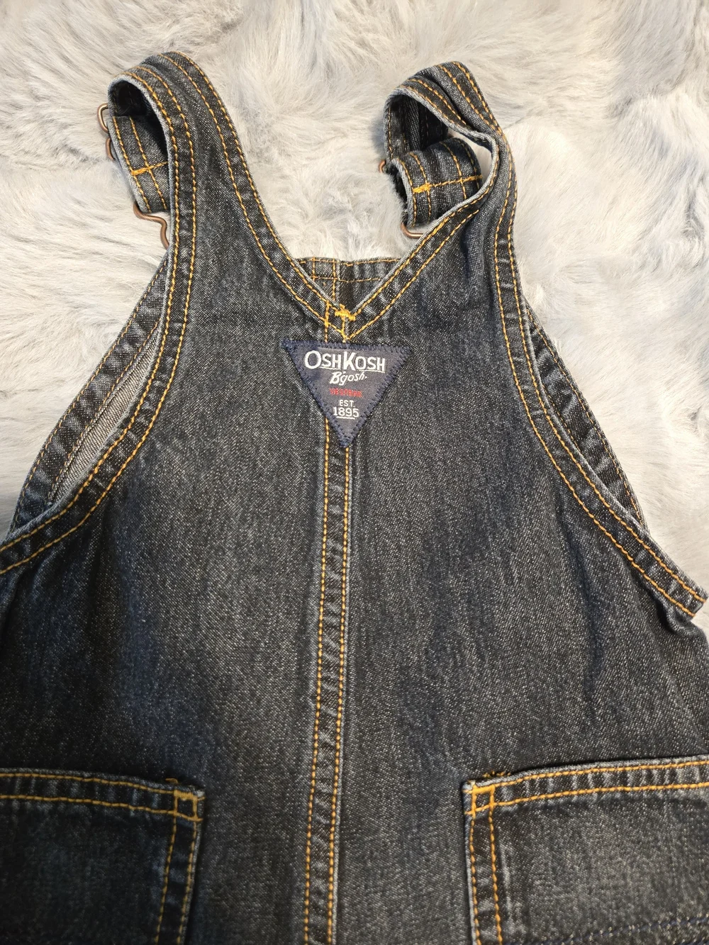OshKosh B'gosh Dark Indigo Carpenter Overalls 18M